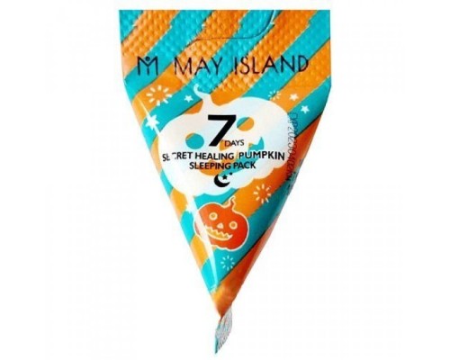 Успокаивающая ночная маска May Island 7 Days Secret Healing Pumpkin Sleeping (12 шт)