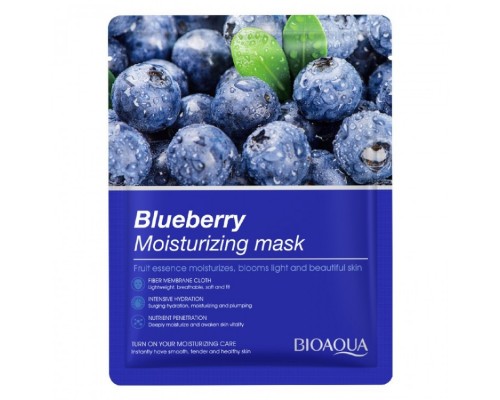 Маска для лица Bioaqua Blueberry Facial Mask