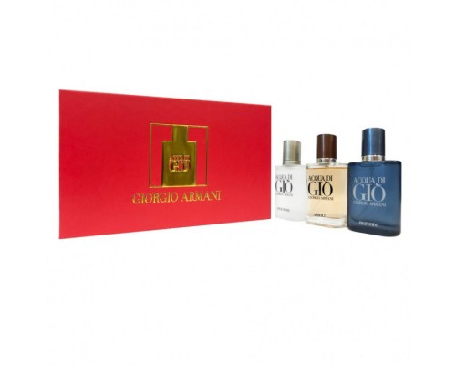 Подарочный парфюмерный набор Giorgio Armani Acqua Di Gio 3 в 1