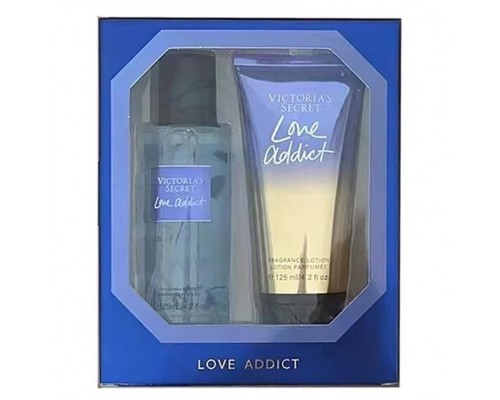 Подарочный набор лосьон и спрей для тела Victorias Secret Love Addict 2 в 1 (125 мл )