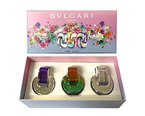 Подарочный парфюмерный набор Bvlgari Omnia 3 в 1