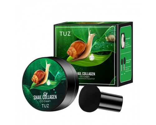 Тональное средство-кушон для лица Tuz Snail Collagen CC Cream