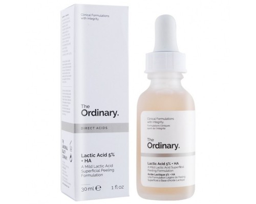 Сыворотка-пилинг для лица The Ordinary Lactic Acid 5% + HA