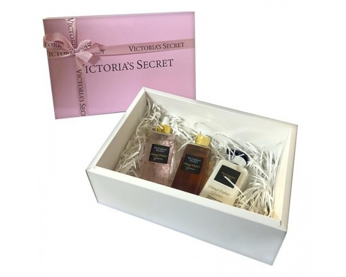 Подарочный набор для тела Victorias Secret Velvet Petals Shimmer 3 в 1