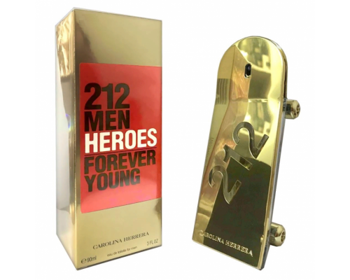 Туалетная вода Carolina Herrera 212 Men Heroes Forever Young Gold мужская