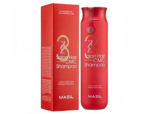 Восстанавливающий шампунь с аминокислотами Masil 3 Salon Hair Cmc