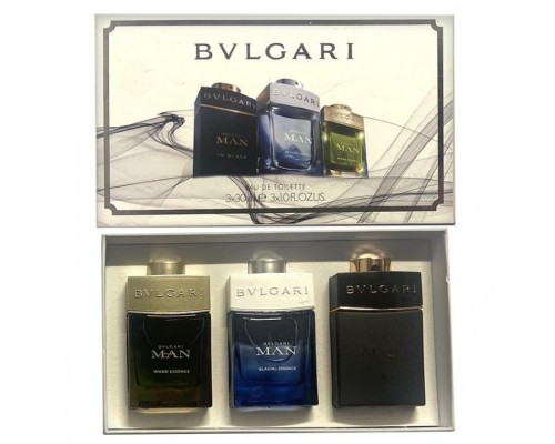 Парфюмерный набор Bvlgari Man 3 в 1