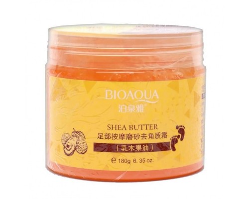 Скраб-скатка для ног Bioaqua Shea Butter