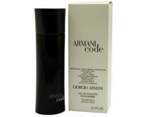 Giorgio Armani Black Code TESTER мужской 100 мл