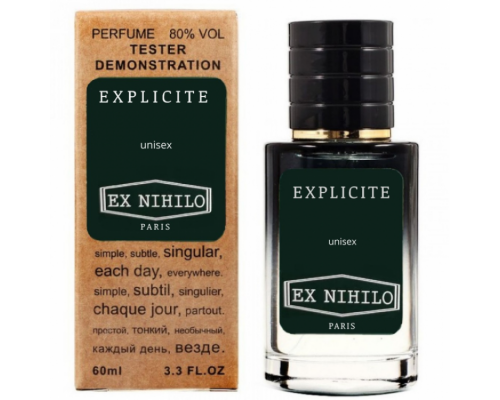 Ex Nihilo Explicite тестер унисекс (60 мл) Lux