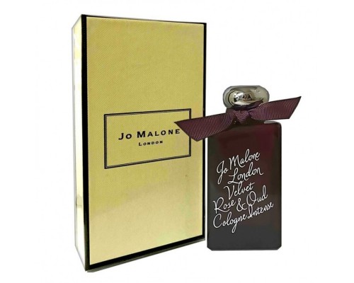 Одеколон Jo Malone Velvet Rose & Oud Cologne Intense 100 мл унисекс (Luxe) (00785)