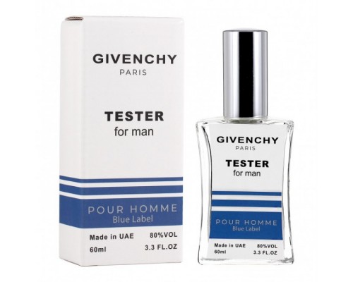 Givenchy Pour Homme Blue Label тестер мужской (60 мл)