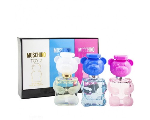 Подарочный парфюмерный набор Moschino Toy 2 Miniature Collection 3 в 1