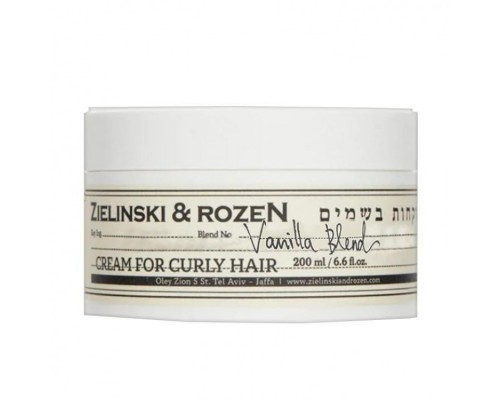 Увлажняющий крем для вьющихся волос Zielinski & Rozen Vanilla Blend