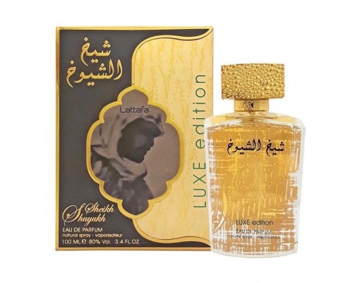 Парфюмерная вода унисекс Lattafa Perfumes Sheikh Al Shuyukh Luxe Edition , 100 мл