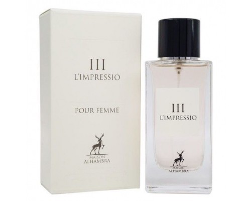 Женская парфюмерная вода Alhambra III LImpressio Pour Femme , 100 мл
