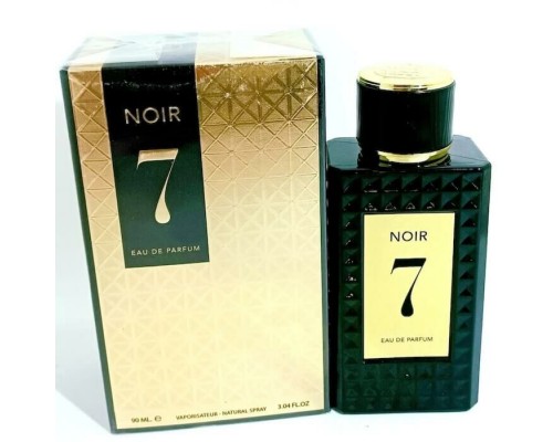 Мужская парфюмерная вода Fragrance World Noir 7 Eau De Parfum , 90 мл