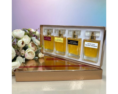 Подарочный набор унисекс парфюмерной воды Narciso Rodriguez Santal, 4 аромата по 30 мл