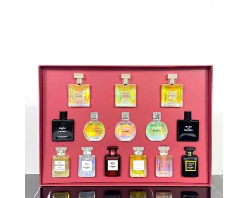 Шикарный парфюмерный набор унисекс Chanel 14 в 1