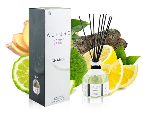 Аромадиффузор с палочками Chanel Allure Homme Sport, 100мл