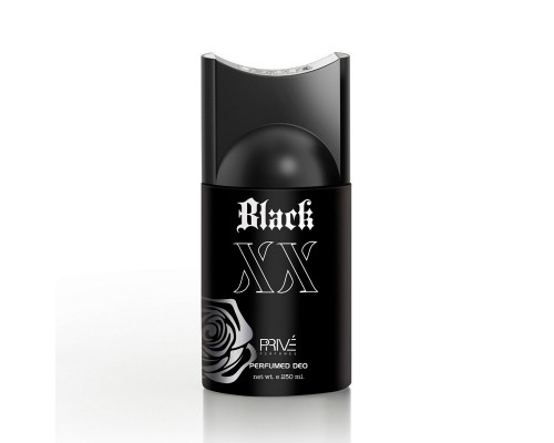 Парфюмированный дезодорант мужской Prive Parfums Black XX 250мл