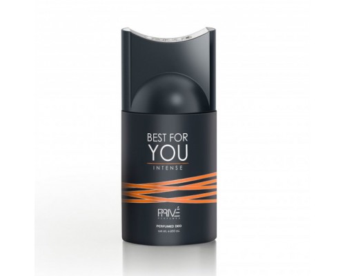 Парфюмированный дезодорант мужской Prive Parfums Best For You Intense 250мл